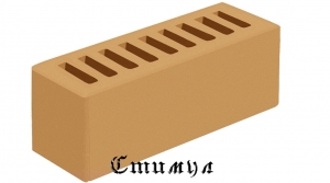 Кирпич лицевой соломенный гладкий М200 Евро 0,96 NF 250*85*88 Железногорский