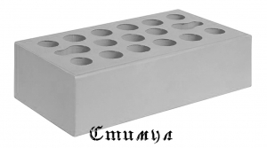 Кирпич лицевой серебро М150 Одинарный 1 NF 250*120*65 Керма