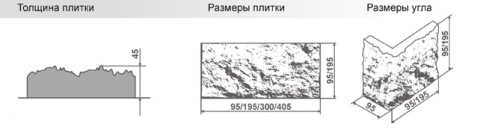 Искусственный камень коллекция "Нарва"