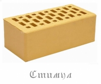 Кирпич лицевой слоновая кость М150 Полуторный 1.4 NF 250*120*88 Terex
