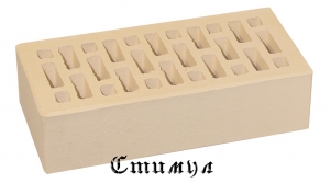 Кирпич лицевой бежевый М150 Одинарный 1 NF 250*120*65 Новомосковский
