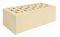 Кирпич лицевой слоновая кость М150 Полуторный 1.4 NF 250*120*88 Норский