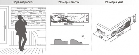Декоративный кирпич коллекция "Прага"