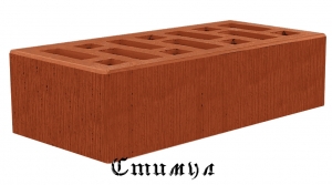 Кирпич лицевой красный бархат М175 Одинарный 1 NF 250*120*65 Старый Оскол