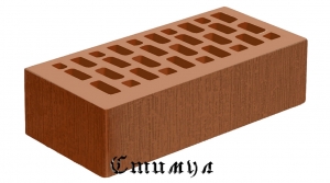Кирпич лицевой терракотовый береста М175 Одинарный 1 NF 250*120*65 Голицынский