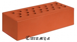 Кирпич лицевой красный М150 Евро 0,7NF 250*85*65 Керма