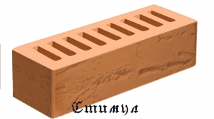 Кирпич лицевой соломенный дерево М175 Евро 0,7NF 250*85*65 Железногорский