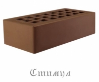 Кирпич лицевой темно-коричневый М150 одинарный 1 NF 250*120*65 Железногорский