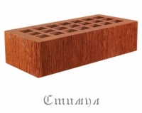 Кирпич лицевой красный бархат М150 одинарный 1 NF 250*120*65 Железногорский