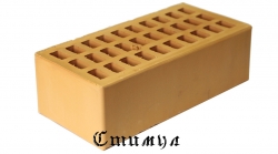 Кирпич лицевой персик М150 Полуторный 1.4 NF 250*120*88 Воротынский