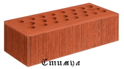 Кирпич лицевой красный бархат М150 Евро 0,7NF 250*85*65 Керма