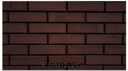 Кирпич лицевой шоколад гладкий М150 Евро 0,7NF 250*85*65 Керма