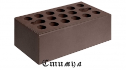 Кирпич лицевой шоколад М150 Полуторный 1.4 NF 250*120*88 Керма