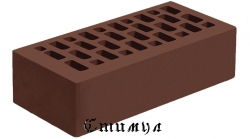 Кирпич лицевой коричневый М150 Одинарный 1 NF 250*120*65 Норский