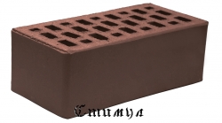Кирпич лицевой коричневый М150 Полуторный 1.4 NF 250*120*88 Норский