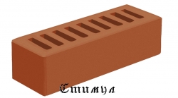 Кирпич лицевой корица гладкий М175 Евро 0,7NF 250*85*65 Голицынский