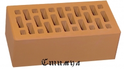 Кирпич лицевой бежевый М150 Полуторный 1.4 NF 250*120*88 Новомосковский