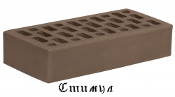 Кирпич лицевой шоколад М200 Одинарный 1 NF 250*120*65 Верхневолжский