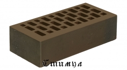 Кирпич лицевой венге гладкий руст М175 Одинарный 1 NF 250*120*65 Голицынский