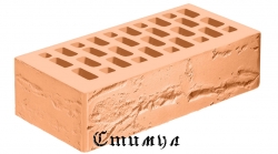 Кирпич лицевой соломенный руст М175 Одинарный 1 NF 250*120*65 Голицынский